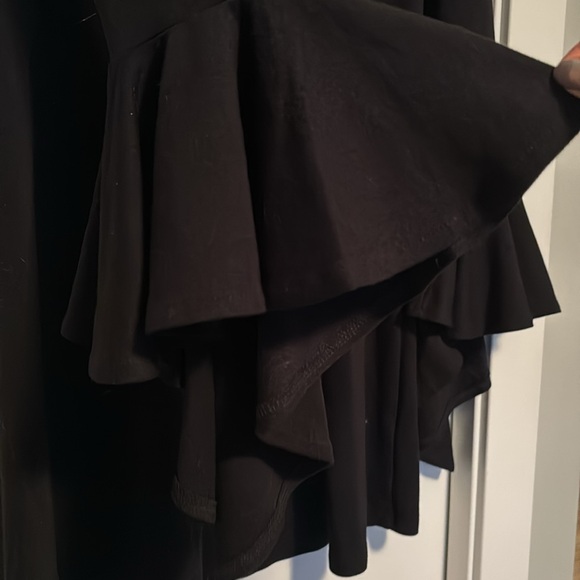 ASOS Dramatic bell sleeve mini dress - Picture 3 of 4